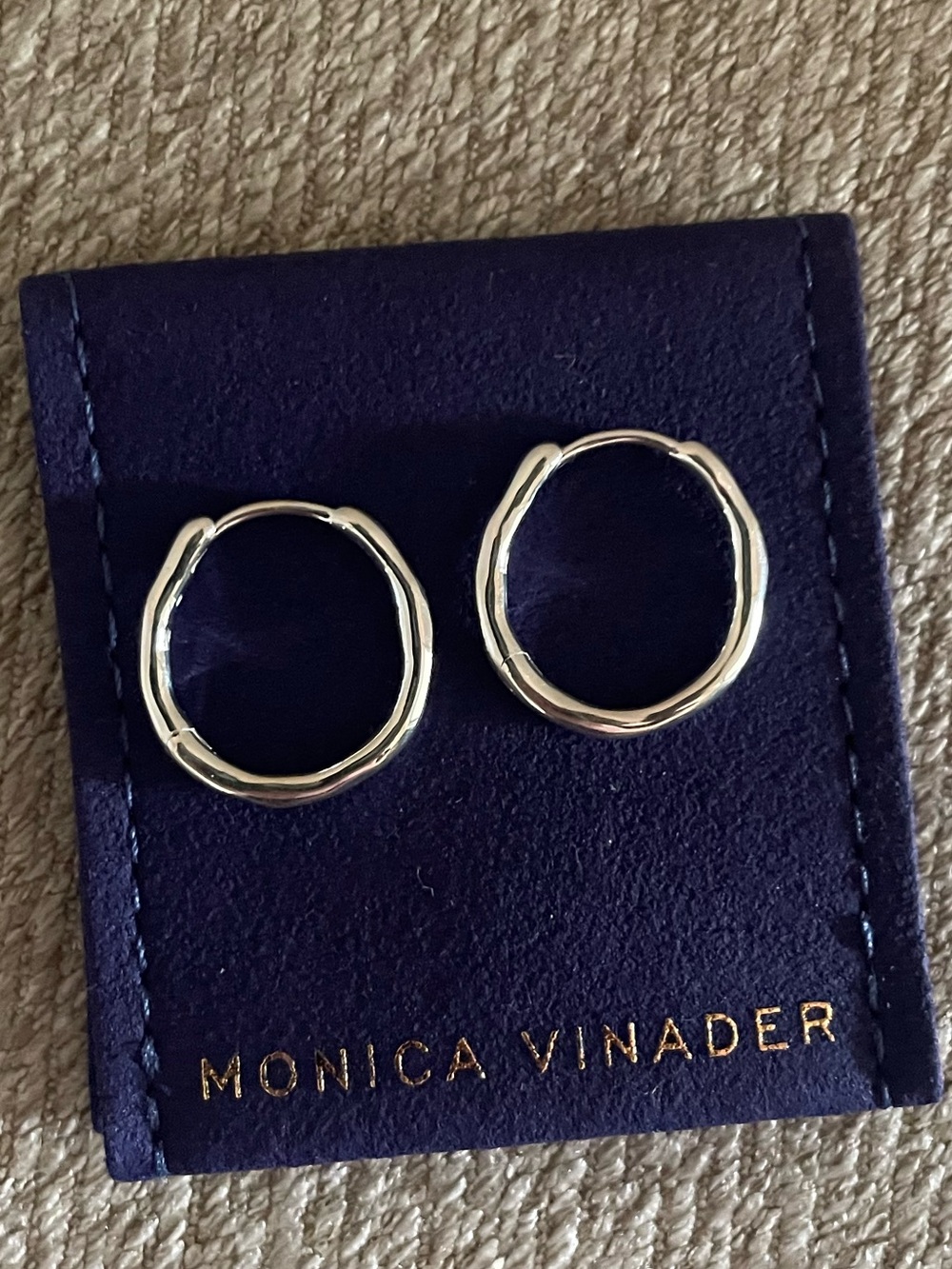 Monica Vinader Siren Muse Small Hoop Earrings